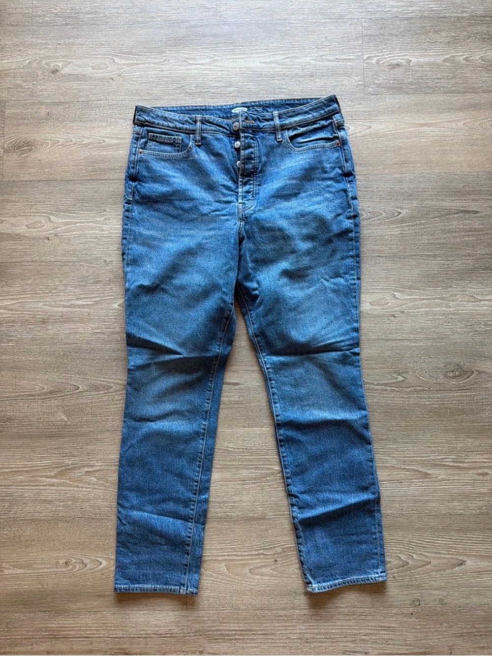 Old Navy Blue High-Rise Skinny Jeans
